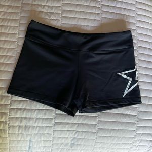 Boxstar booty shorts size M black EUC